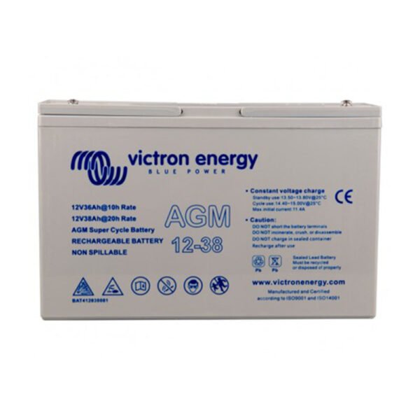 12V/38Ah AGM Deep Cycle Batt.